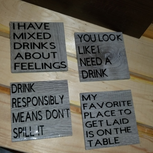 4 handmade coasters - Picture 2 of 4